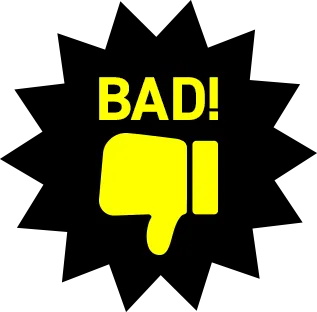 低評価の口コミ例