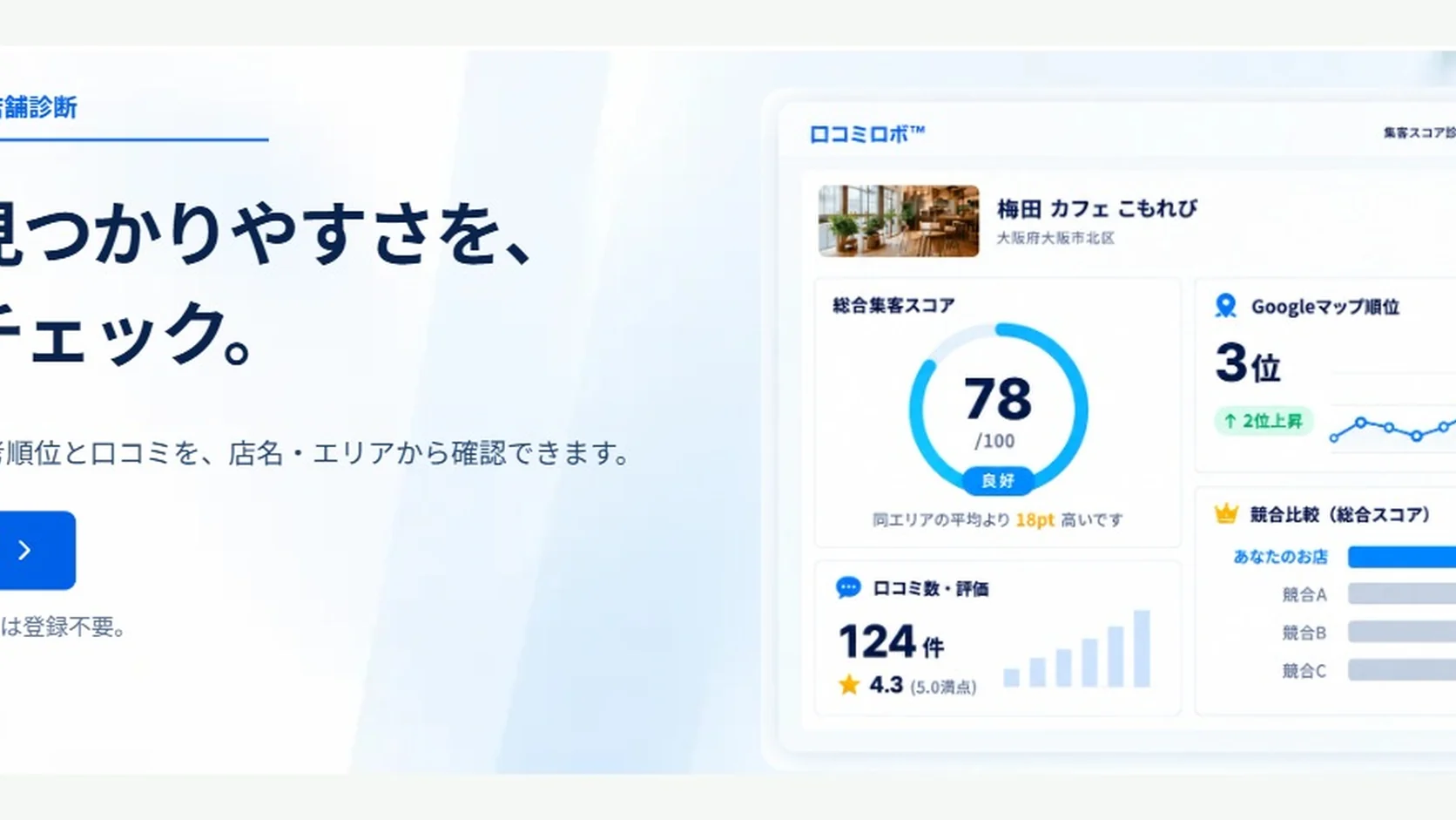 Googleマップの無料店舗診断を開始しました